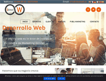 Tablet Screenshot of idealweb.es